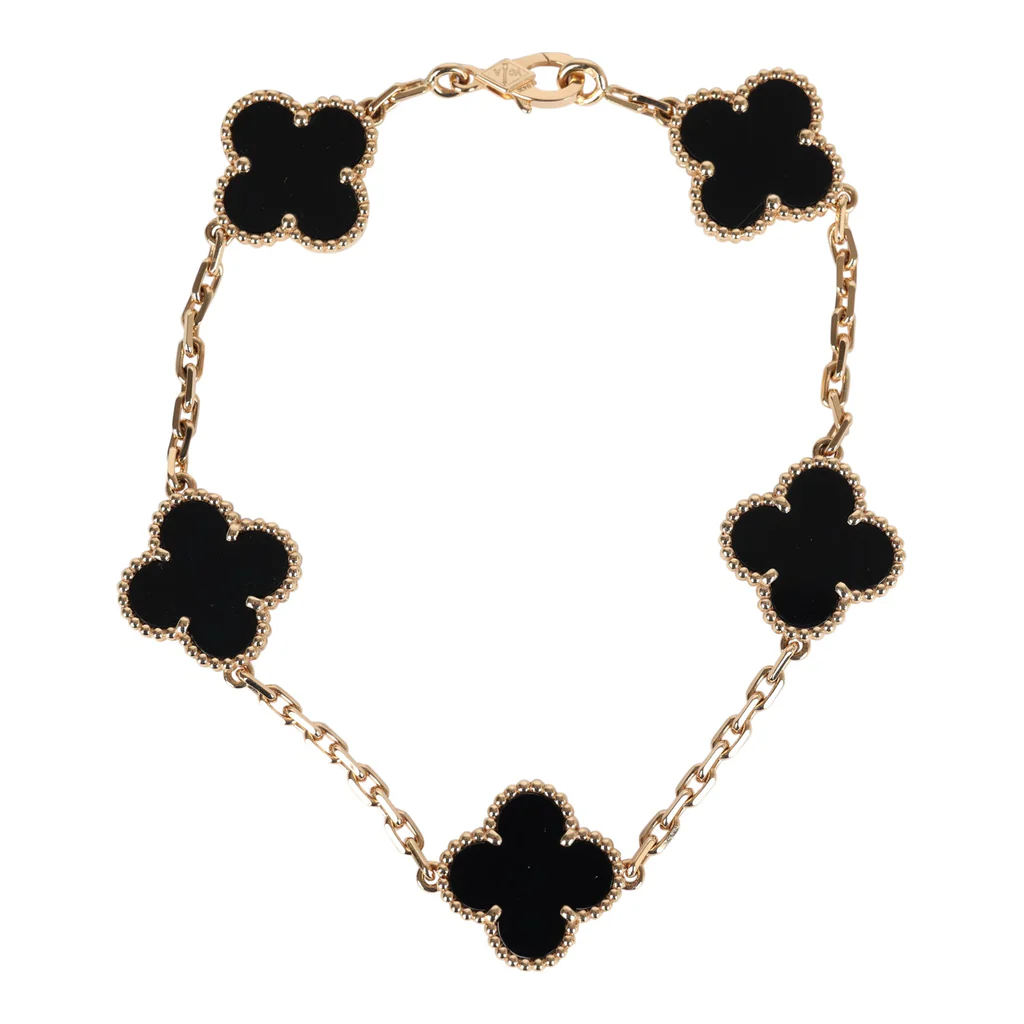 Heritage Motif Bracelet - Noir